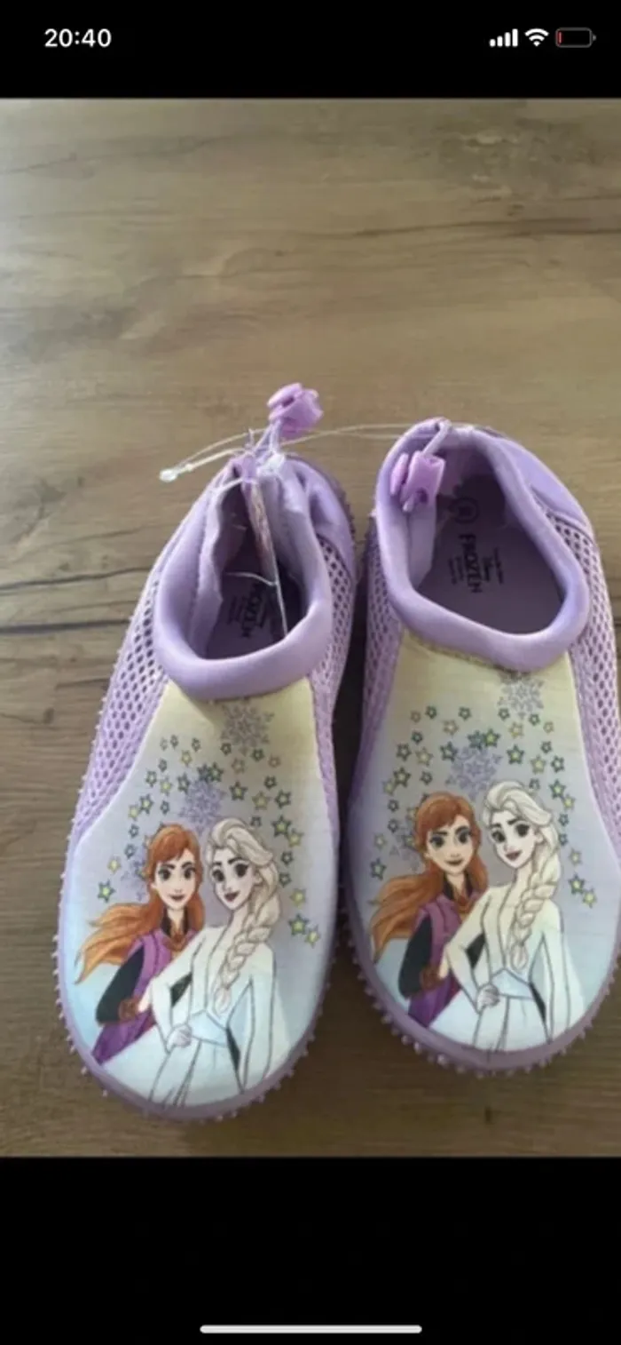 Chaussures de plage reine des neiges - photo numéro 2