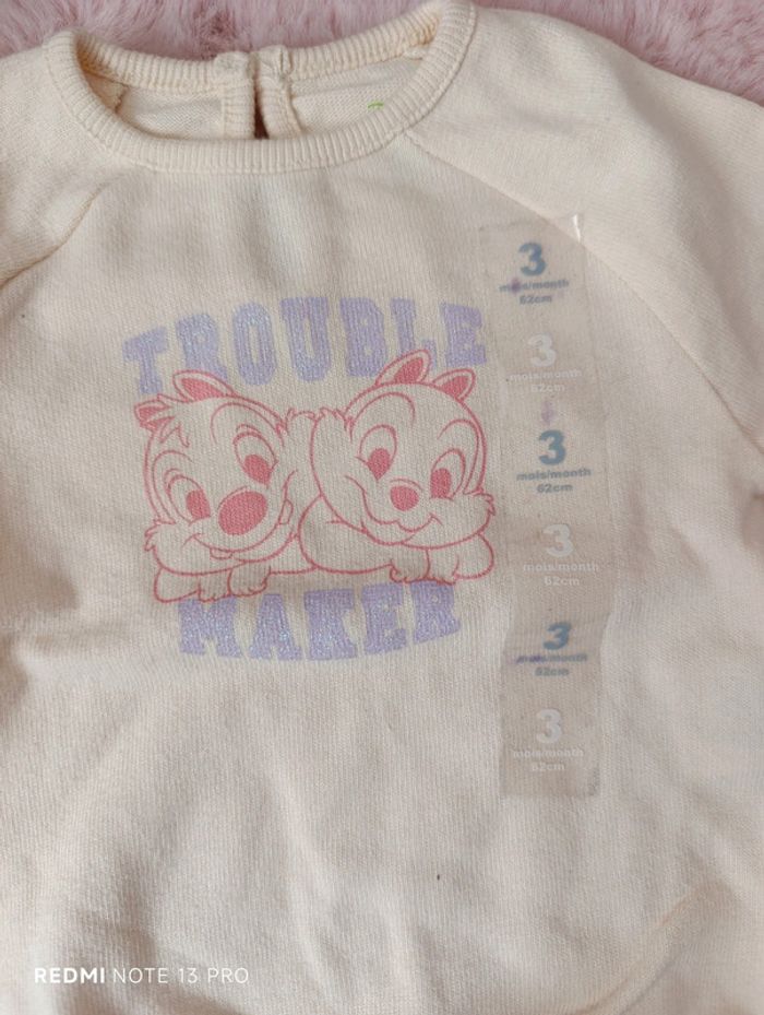Pull Disney tic et tac neuf - photo numéro 3