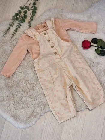 Ensemble t-shirt ML + salopette