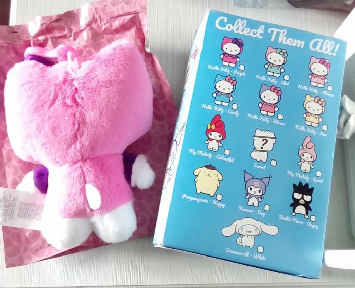 ❤️ Porte-clés hello kitty and friends purple série 2 ❤️ - photo numéro 2