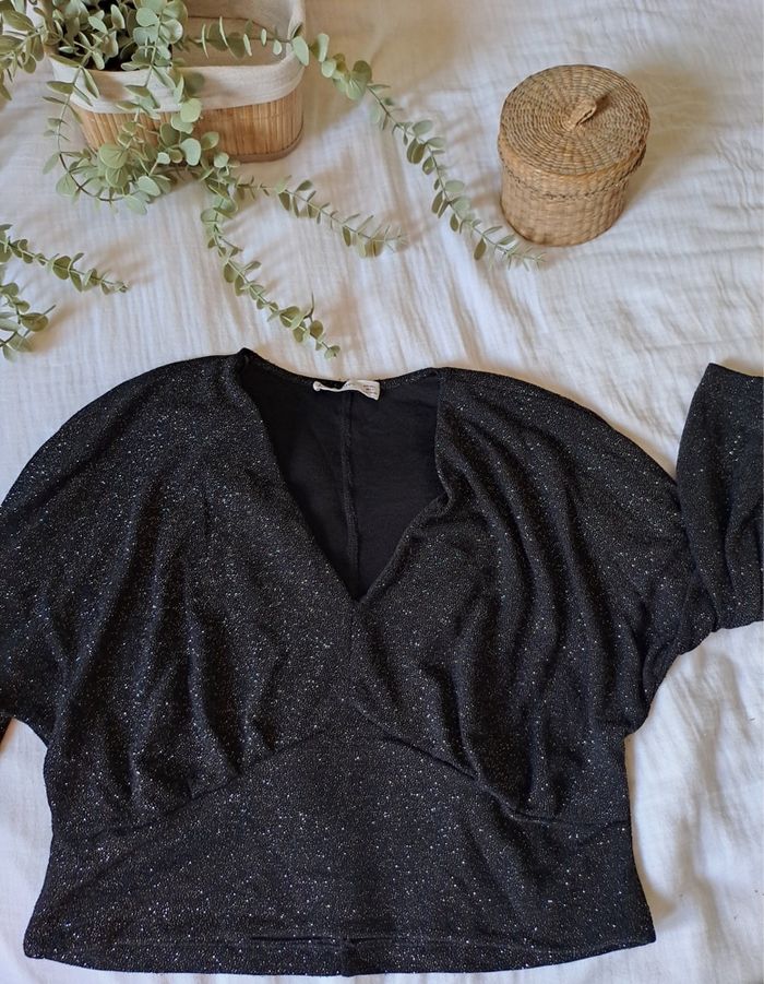 Haut à paillettes - Mango - photo numéro 3