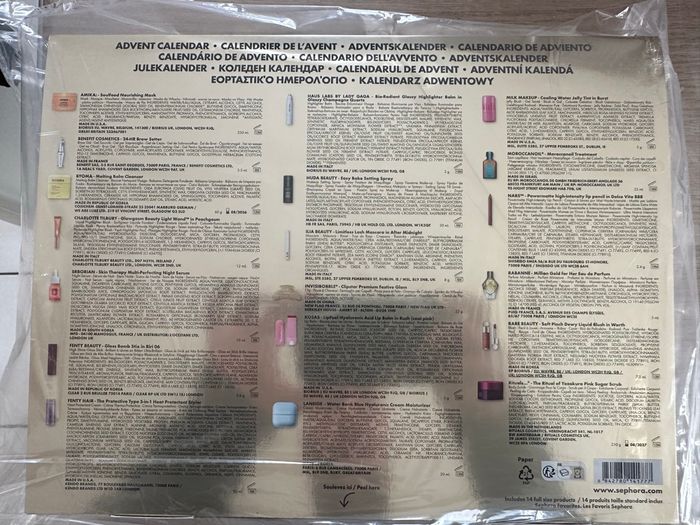 Calendrier de l’avent Sephora Favorites 2025 - photo numéro 2