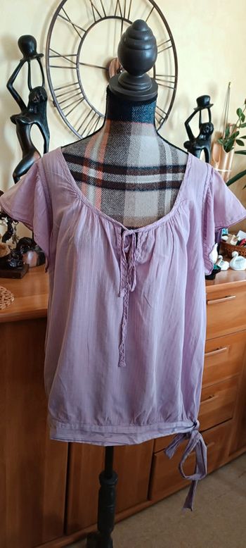 Blouse lilas
