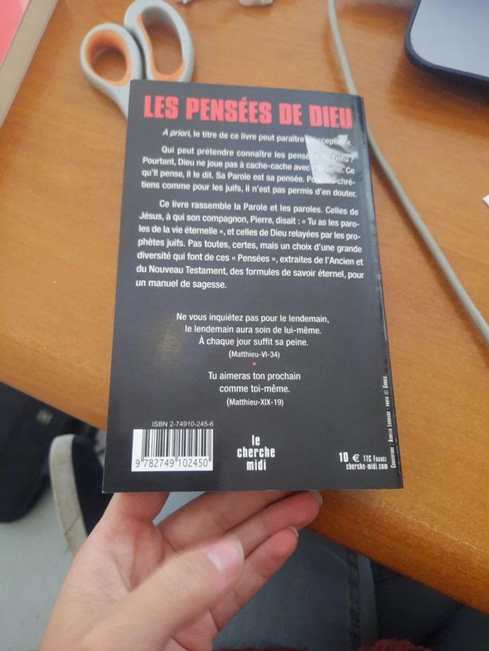 Livre dieu le cherché midi les pensées de dieu - photo numéro 3