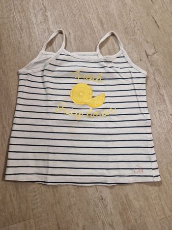 T-shirt citron marin