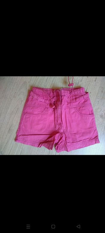Short rose fushia 5 ans