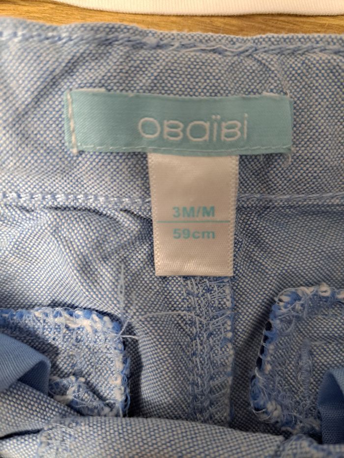 Ensemble 3 mois Obaïbi Okaïdi état neuf - photo numéro 4