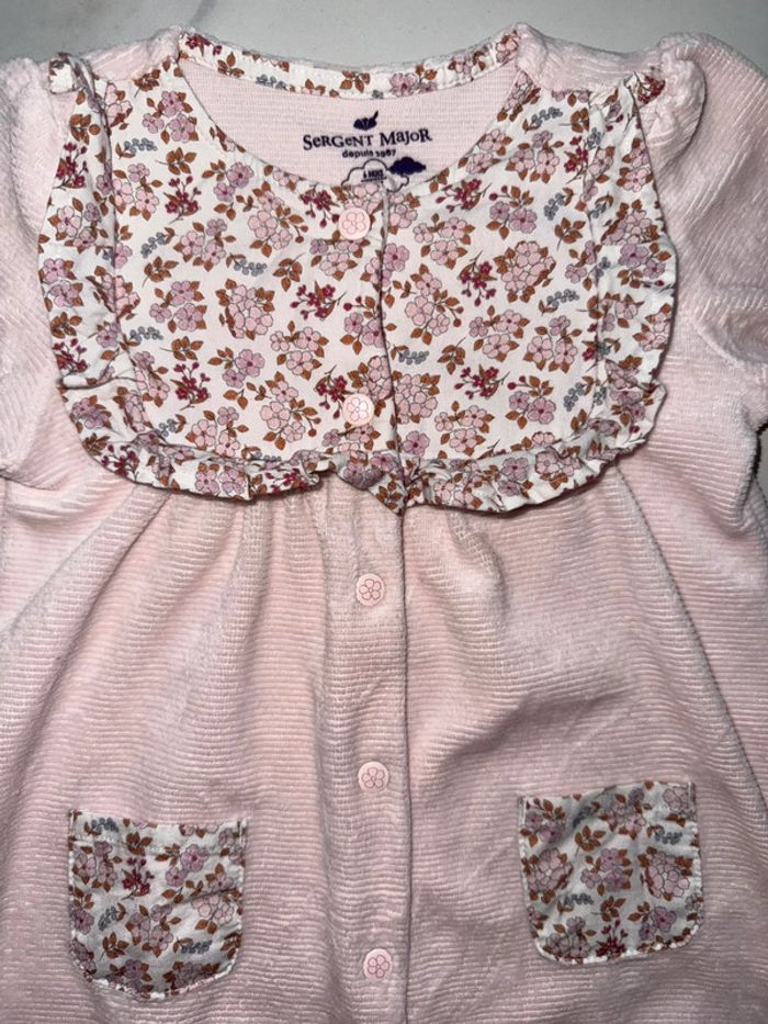 Pyjama velours sergent major 6 mois - photo numéro 2