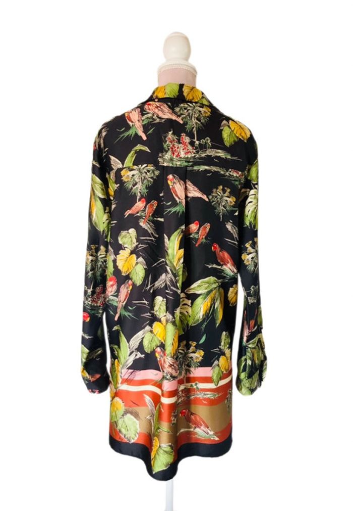 🌿🦜Chemise esprit Jungle Chic Zara tropical shirt🌿🦜 - photo numéro 8
