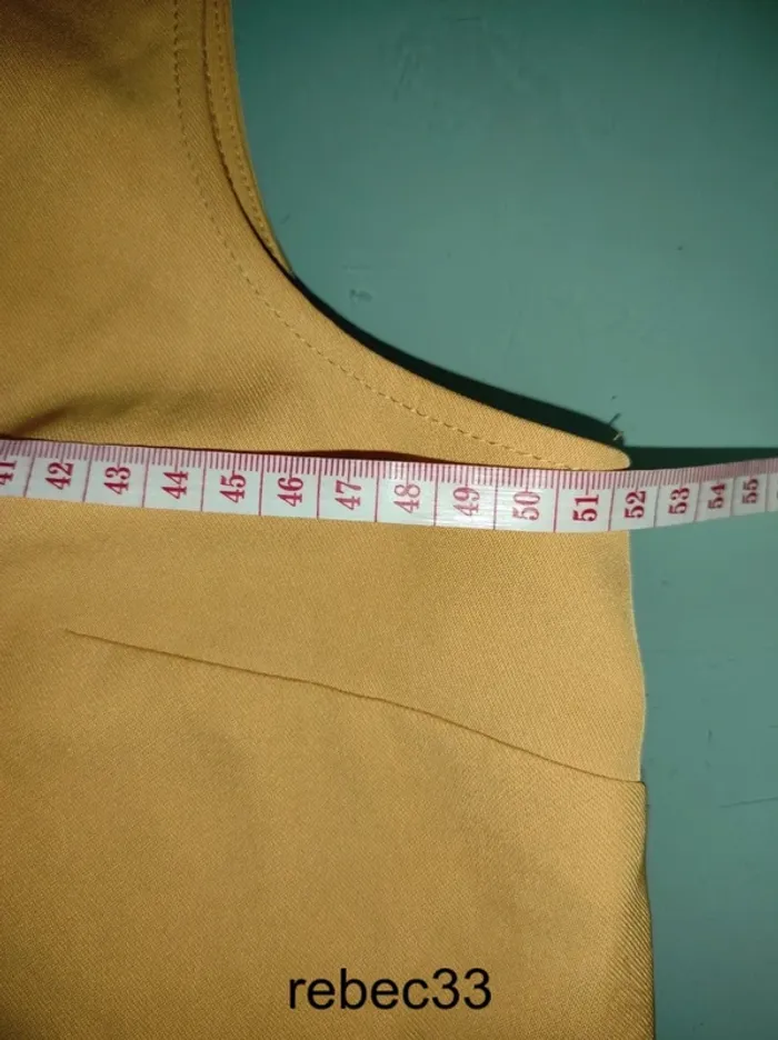 Blouse haut Débardeur jaune moutarde Kiabi - photo numéro 3