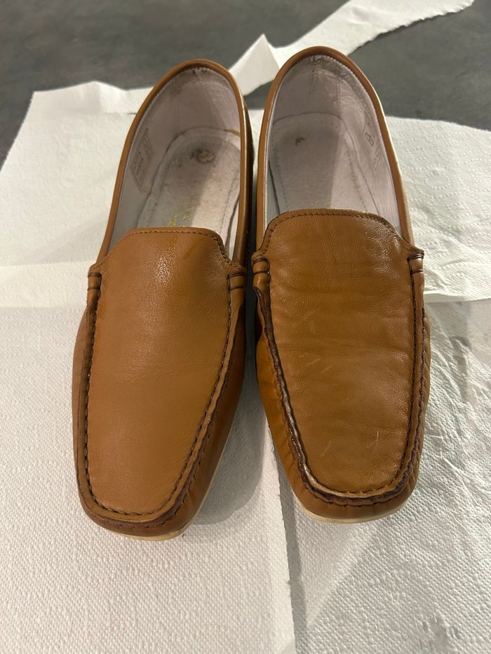 Espadrille cuir femme sport