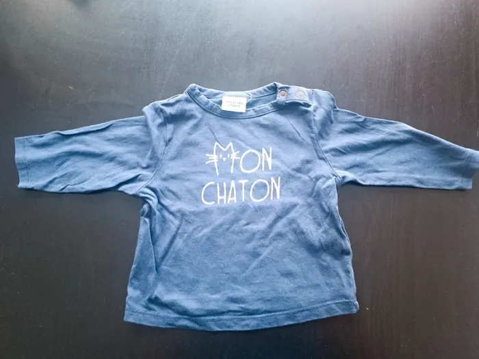 Lot t shirt manches longues 6 mois - photo numéro 12