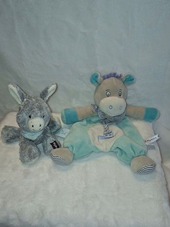 Doudous ânes Kaloo x Baby Nat