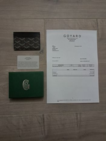 Porte-cartes Goyard – Noir