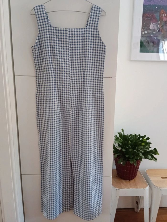 Robe vintage longue handmade fendue à l'arrière - photo numéro 6