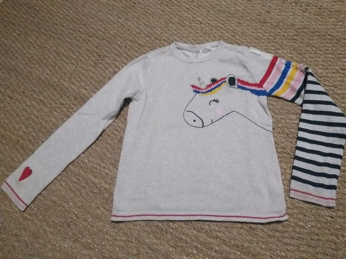 Pull brillant or Catimini 12 ans