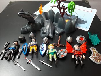 Playmobil knights 4147 CompacSet Chevaliers Dragons + 2 chevaiers