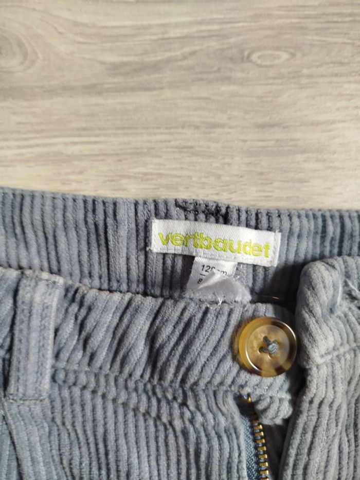 Pantalon large Verbaudet velour fille - photo numéro 2