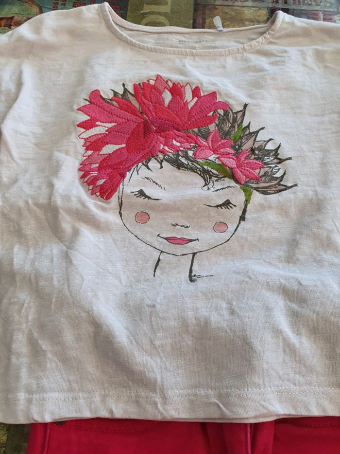 Ensemble pantalon rose 4ans - photo numéro 2