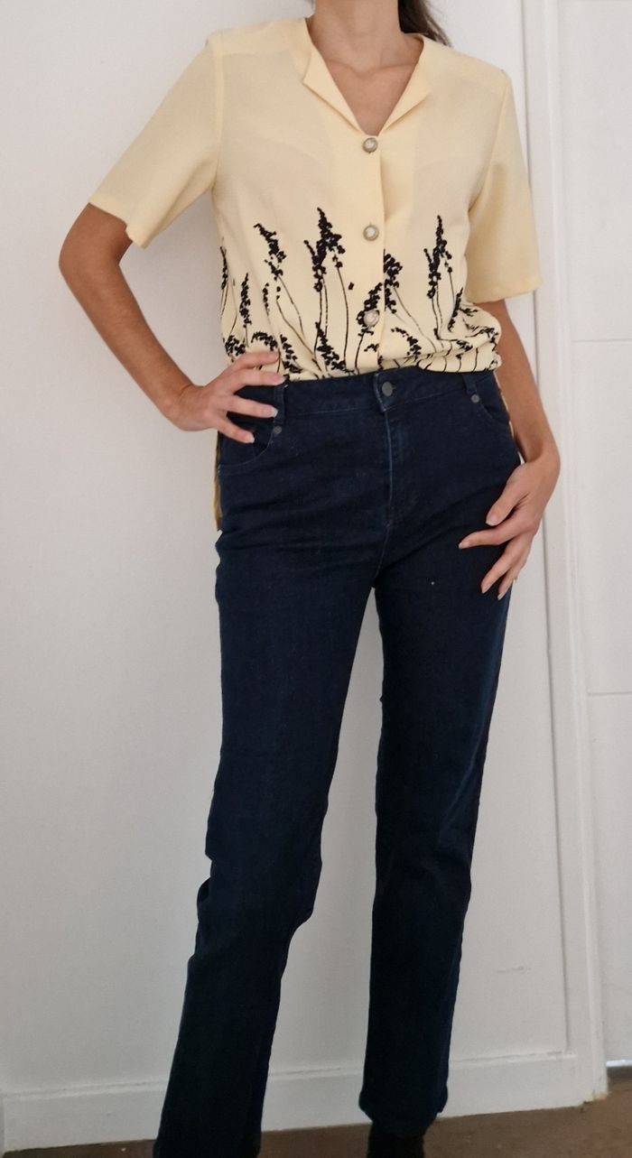 Chemisier afibel boutons bisous taille 38/40 - photo numéro 3