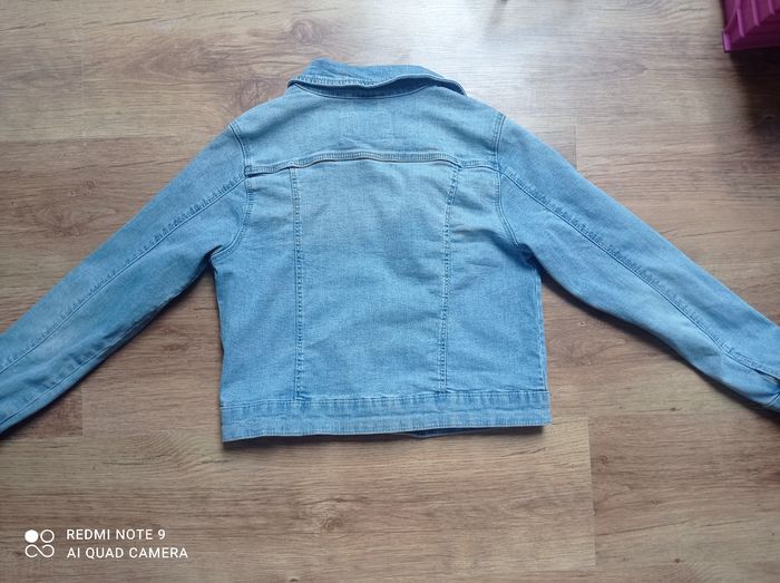 Veste en jean fille bleu stone, taille 11-12 ans, Primark - photo numéro 4