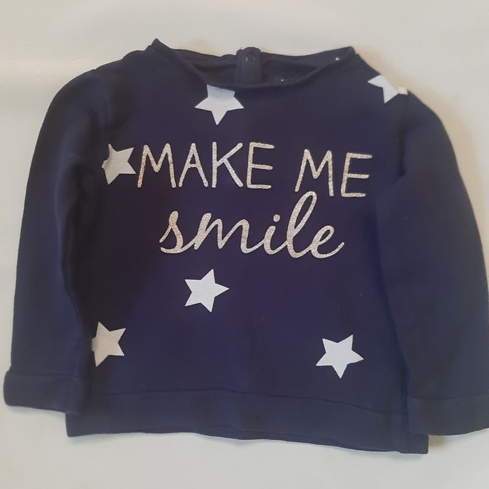 sweat bleu marine fille - étoiles - Kiabi - 2 ans - 92 cm - photo numéro 2