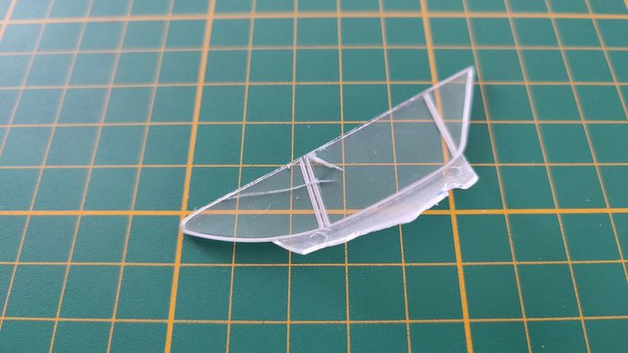 Lot vitres latérales pièce détachée miniature Altaya Renault Alpine A110 Wrc 1/18 1/18e 1/18ème #C10 - photo numéro 3