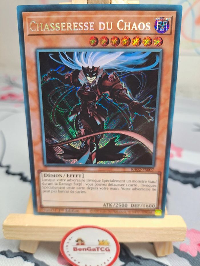 Chasseresse Du Chaos RA02 FR007 Secret Rare Yu-Gi-Oh! Collection Rareté II 25th FR 1ère ed