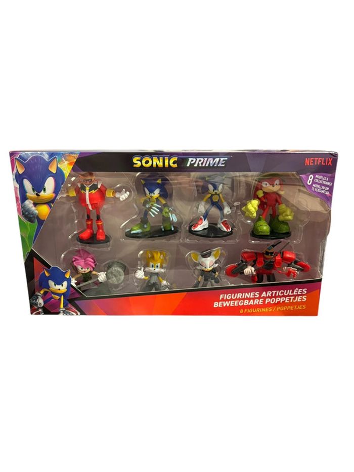 Coffret 8 figurines Sonic Prime PMI Kids World neuf