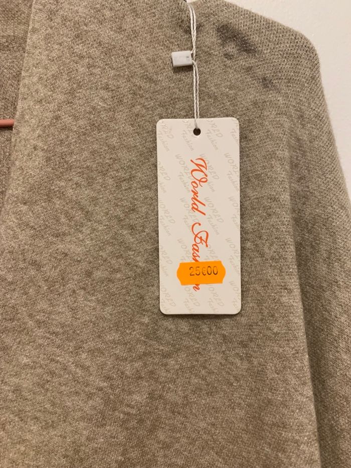 Cardigan oversize taupe - photo numéro 7