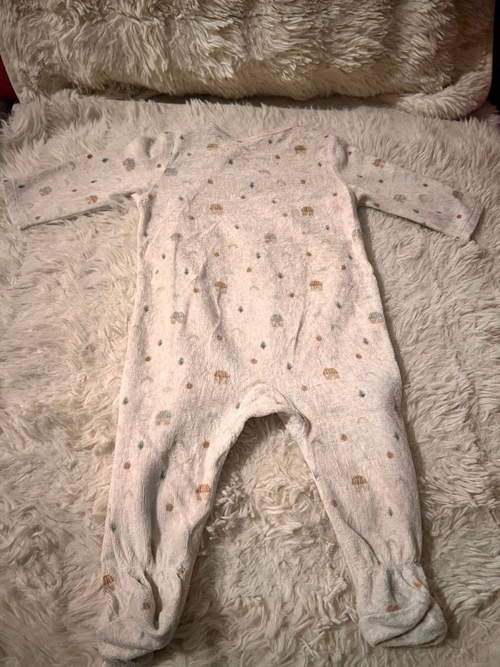 Pyjama en velours Kiabi - photo numéro 2