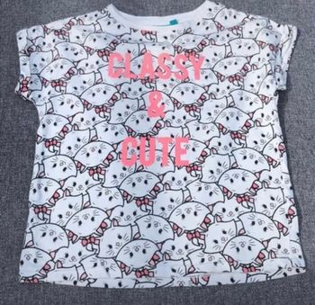 Tee shirt manche courte (petit chat)