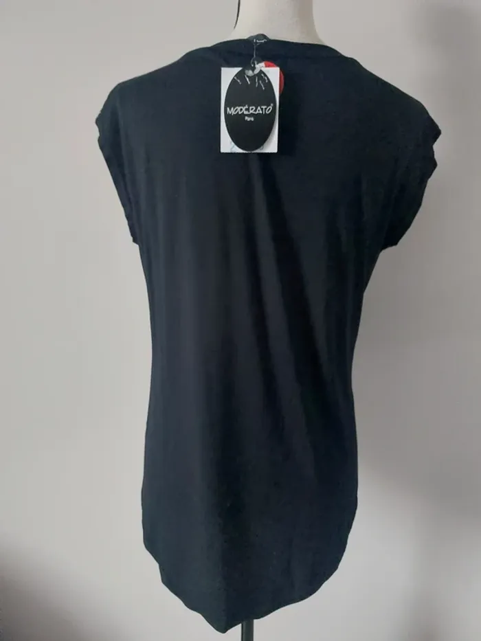 T-shirt fantaisie noir - photo numéro 3