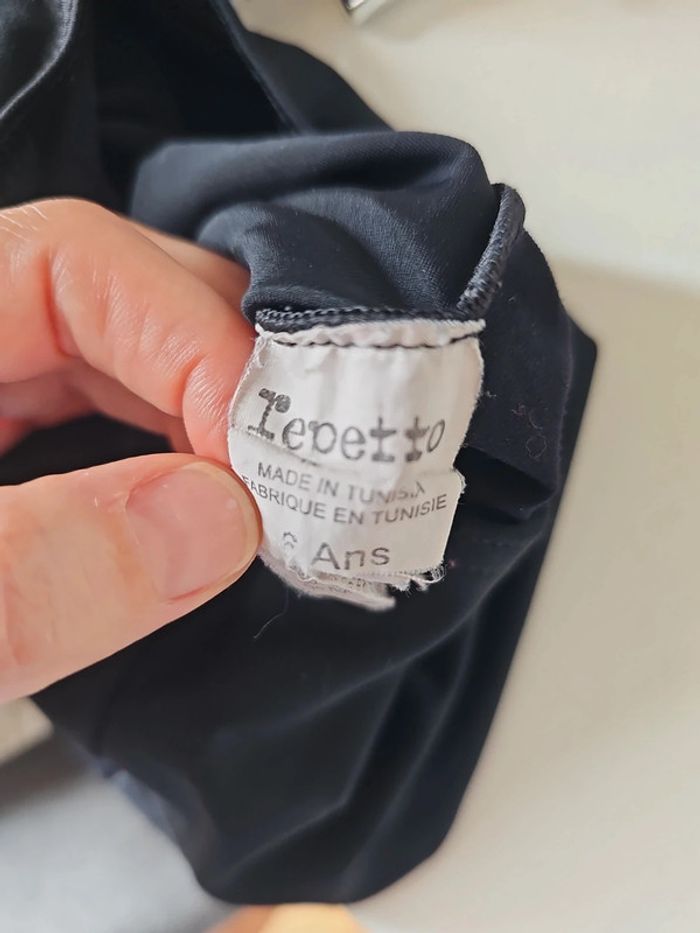 Body de danse Repetto noir 6 ans - photo numéro 3