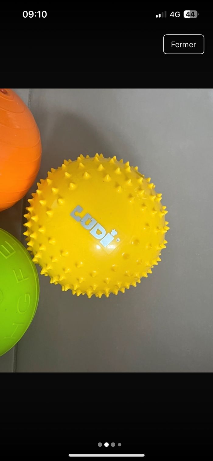 3 balles sensorielles - photo numéro 2