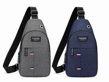 Sac bandoulière homme antivol étanche sac poitrine pratique voyage