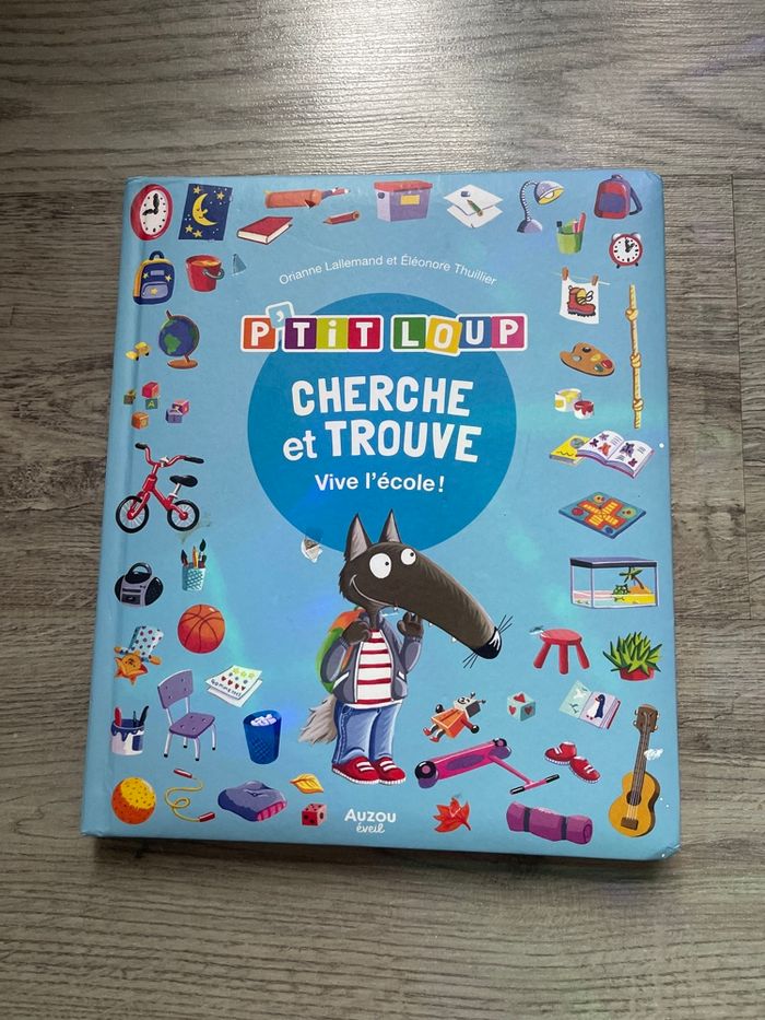 Livre cherche et trouve vive l’école