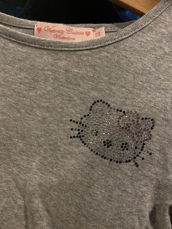 Tee shirt Victoria couture 6 ans strass hello kitty