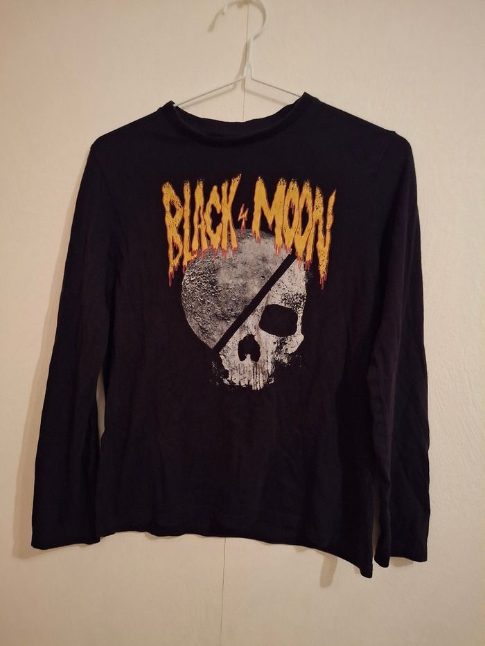 Tee shirt black moon 12 ans