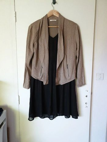 Ensemble Robe avec gilet "Camaïeu" Taille L