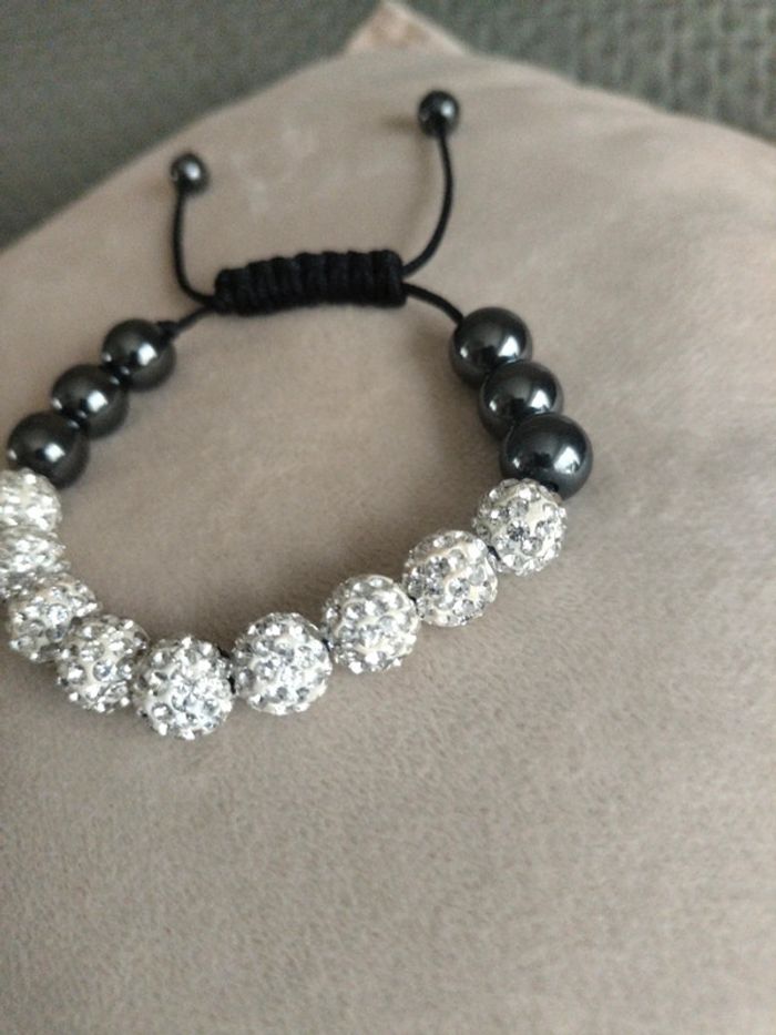 Bracelet strass neuf ajustable - photo numéro 3