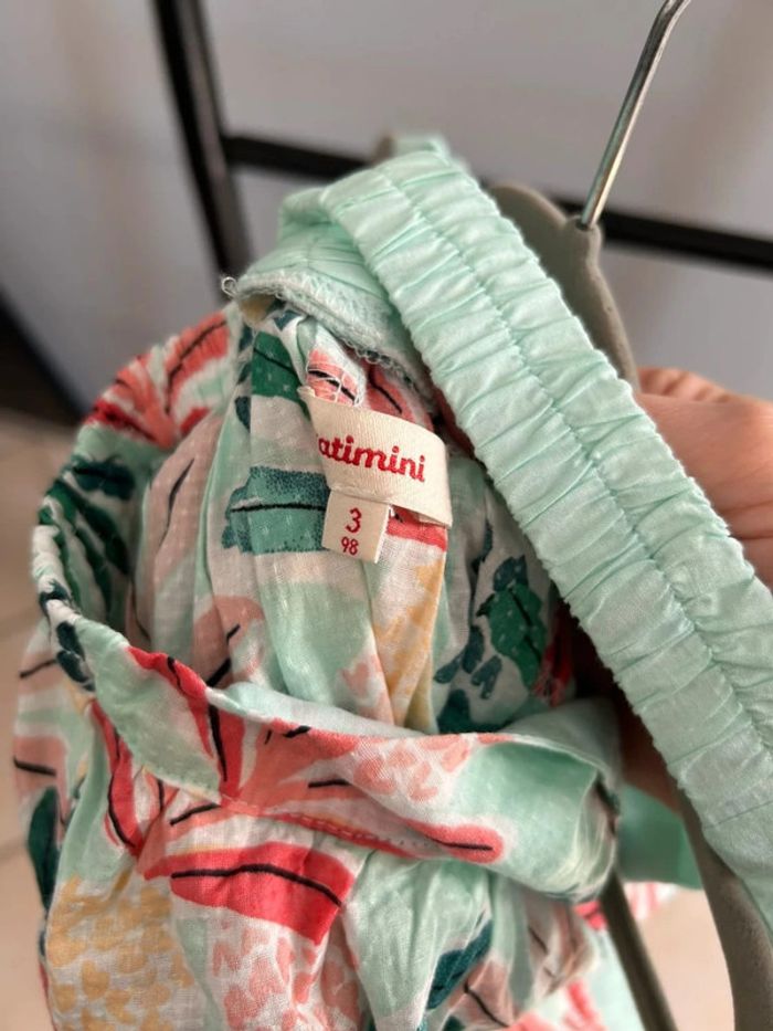 Combinaison été fleuris - Catimini - 3 ans - photo numéro 7