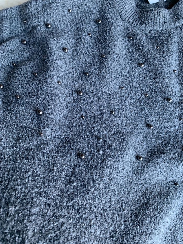 Pull court à perle taille M - photo numéro 2