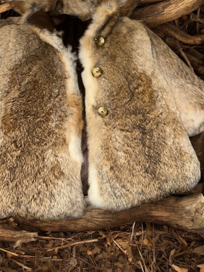 Manteau à capuche véritable fourrure pour filles 4/5Y Marcelle cadau - photo numéro 4