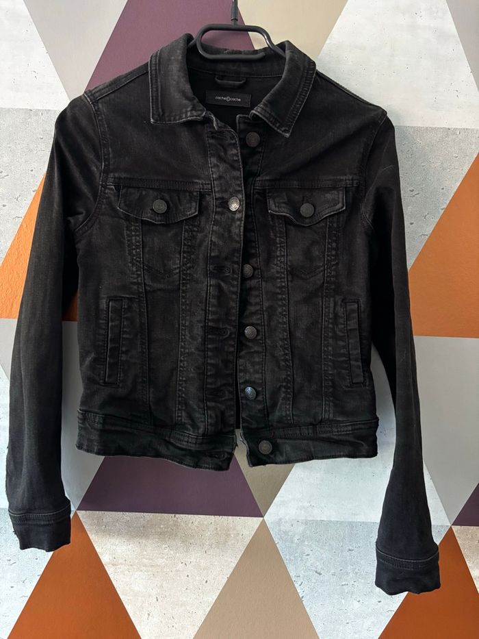 Veste en jeans cache cache - photo numéro 2