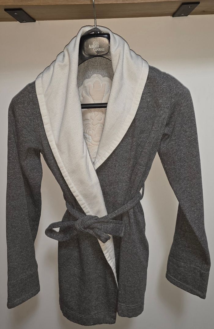 Robe de chambre rouge gorge S