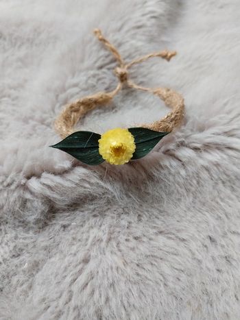 Bracelet fleurs séchées