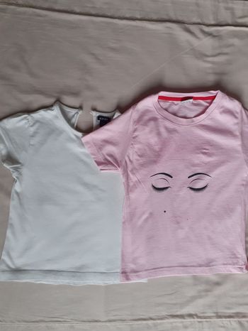 Lot de 2 tee- shirts fille 24 mois