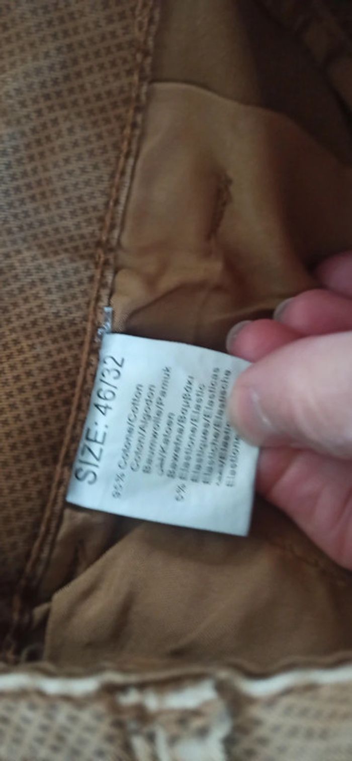 Pantalon Toile camel 44 - photo numéro 5