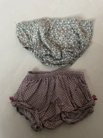 2 culottes cache couche